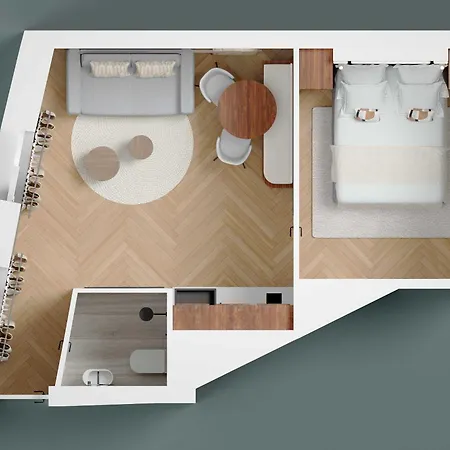 Apartmán Elegant Comfort In The Heart Of Paris-notre Dame *